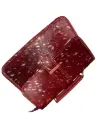 Handcrafted Genuine Leather Handbag for Women – Exotic Hair-On Hide with Golden Accents